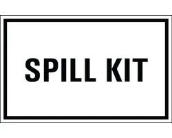 Spill kit sticker 320 x 200 mm