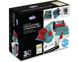 Set de découpe et d'impression Zieler Lino (30 pièces)