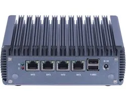 Mini PC Firewall - Netwerk Appliance - Netwerk Beveiliging - Fanless Ontwerp - 13.6 x 12.7 x 4.7 cm - Zwart