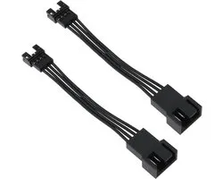 Computer fan adapter kabel 2-pack - 4 pin - compatibel met Gigabyte Aorus - voor RTX 3080 3090 4090 Ti