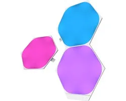 Nanoleaf Shapes Hexagons Uitbreidingspakket - 3 Panelen - Slimme Verlichting - Siri, Google, Alexa
