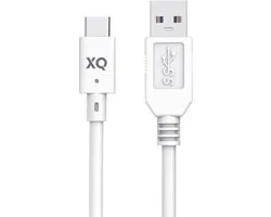 XQISIT Charge & Sync USB C 3.1 to USB A 100cm - Wit