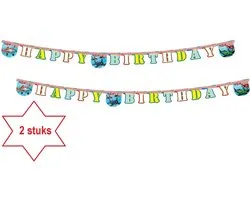 Disney - Planes - vliegtuigen - Slinger - Banner - Guirlande - Versiering - Kinderfeest - Verjaardag.