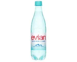 Evian Sparkling 100% RPET - 12x 50 cl