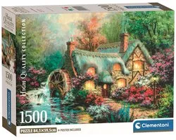 Clementoni - Puzzel - 1500 Stukjes - Huis in het Bos - Puzzel Voor Volwassenen - High Quality Collection