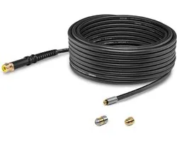 Kärcher PC 15 Rioolslang set - Hogedrukreiniger accessoire - 15 meter - Diverse spuitmonden - Flexibel