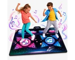 Tapis de danse double Pumpify – Pour deux personnes – Tapis musical – Tapis de jeu – Tapis de danse pour filles – 15 niveaux différents – Dessous antidérapant – Livre de jouets – Jouet – 3 ans – 4 ans – 5 ans – 6 ans – 7 ans – 8 ans – 9 ans – 10 ans