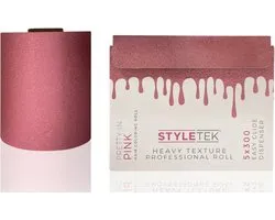 Styletek - Pretty In Pink Heavy Texture Folie Rol - 100M