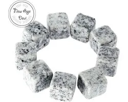 New Age Devi - Whiskey Stones - Whiskie Stenen - 9 Stuks - Licht Grijs - Natuurstenen - On the Rocks - Natuurlijke Ijsklontjes