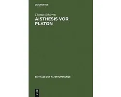 Beiträge Zur Altertumskunde- Aisthesis vor Platon