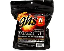 GHS GBL-5 Boomers Multi-Packs Light pack de 6 jeux de cordes Light pour guitare