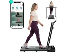 Dreaver Motion Pro - 2 in 1 Loopband Inklapbaar 12KM/U - Inclusief App & Accessoires - Hardloopband - Treadmill - Wandelband - Walking pad - Voor Thuis