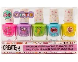 Create it! - Nagellak Green Pastel, 5 st.
