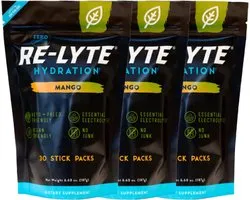 Re-Lyte | Hydration Drink Mix | Mango 30 Stick Packs | 3 stuks | 3 x 187g