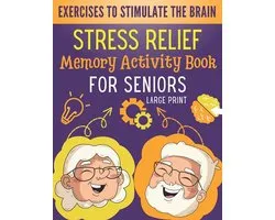Stress Relief Memory Activity Book For Seniors