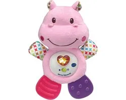 VTech Bijtring Nijlpaardje roze