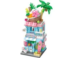 KEEPPLAY - COCONUT SMOOTHIE BAR - GERONIMO GAMES - City Corner - Building blocks - vanaf 6 jaar oud