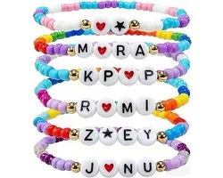 Set 6 K-Pop Vriendschapsarmbanden Demon Hunter Stijl, Flexibele Cosplay Sieraden Voor Tienermeisjes, Origineel Feestcadeau