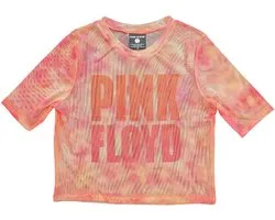 Pink Floyd - Crop top à logo empilé - S - Rose