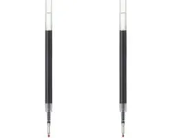 Muji Navulling - Refill voor Gel Ink Ballpoint Pen, Zwart 0.5mm, Set van 2
