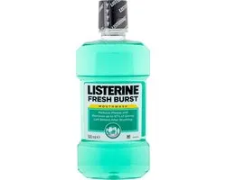 Listerine - Bain de bouche - Fresh Burst - Strong Denture - Rince-bouche - 500 ml