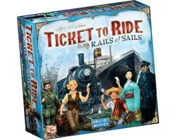 Ticket to Ride Rails & Sales - Nederlandstalig Bordspel - Trein & Scheepvaart