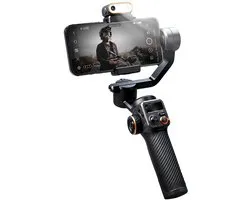 Smartphone Stabilisator - Gimbal Stabilisator voor Smartphone - Telefoon Statief - SelfieStick Tripod - Anti-Shake - Tripod - Selfie Stick - Tripod Smartphone - Action Camera Statief - Zwart