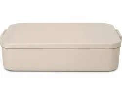 Brabantia Make & Take Lunchbox/Broodtrommel - Large - Plastique - Beige Soft