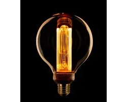 ETH Globe 95mm kooldraad LED 3.5w/12w E27 240v 1800k dimbaar 120L amber/goud