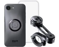 SP-Connect Moto Bundle - Compatible avec iPhone 16e - Support moto complet résistant aux intempéries composé d'un support Moto Mount Pro, d'un étui pour téléphone et d'une protection contre les intempéries
