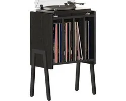 ACAZA LP Storage System - Record Rack - Zwart - LP Holder - Vinyl Holder - MDF