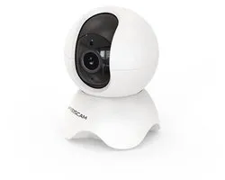 Foscam X5 - Beveiligingscamera's - 5 MP - Pan&tilt - Binnencamera - Babyfoon - Persoonsdetectie - Wit