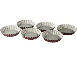 Dr Oetker Tartelettevorm 10 cm (set met 6 stuks)