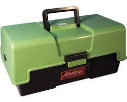 Albatros Viskoffer - Met 3 Laden - 43 x 21 x 20 cm - Groen