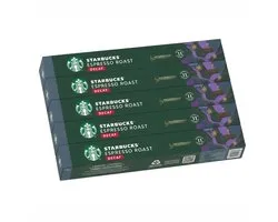 Starbucks Espresso Roast Decaf - Multipack - 50 (5x10) Koffiecups Compatibel met Nespresso Coffee Machine