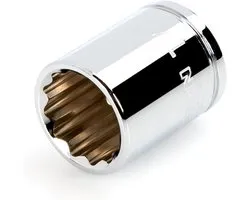 TEKTON 1/2" Drive x 3/4" Deep 12 Pt. Socket | SHD23219 Standard 12-Point 17mm 3/8-Inch Drive
