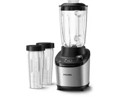 Philips 7000 series HR3760/10 blender 2 L Mélangeur de table 1500 W Noir, Acier inoxydable