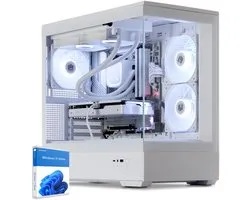 Sedatech Advanced Gaming PC Waterkoeling White Edition • AMD Ryzen 7 9800X3D 8x 4.7GHz • Geforce RTX 5080 • 32Gb DDR5 • 2Tb SSD M.2 • WiFi • Bluetooth, USB C • Windows 11 • Desktop computer