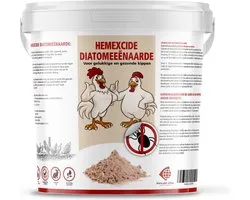Mercator-groep Diatomeeënaarde - 10 liter - Natuurlijk - Hemexcide - Bloedluis en mijten - Fijn poeder - Kippen