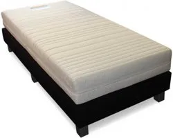 De goedkoopste boxspring van Nederland - Boxspring Amsterdam - 90x200 - grijs