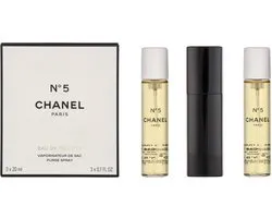 Chanel N°5 Twist and Spray geschenkset, edt, 3x20 ml