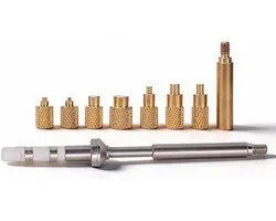 Dpofirs Brass Noot Insert Set, Thermische Geleidbaarheid M2-M8 Solder IJzeradapter Multi-specificaties voor TS100 TS101 PTS200