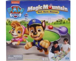 PAW Patrol Magic Mountain spel - PAW Patrol-spel met Chase, Marshall, Skye, Rubble en meer, makkelijk activiteitenspeelgoed voor kinderen, plezier voor kinderen en gezin, 2-6 spelers