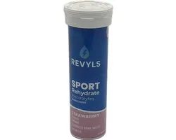 Revyls Sportdrank tabletten - Aardbei - per 10 stuks - Electrolytes - 90% minder suiker