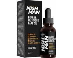Baardolie Nishman Beard & Mustache Care Oil Gold One 30 ml