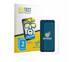 BROTECT - Screenprotector voor Umidigi A75x - Folie Beschermfolie transparant 2 Stuks