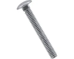 Gegalvaniseerde Carriage Bolts 1/2 x 10 Inch - 25 Stuks