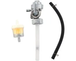 Convient pour robinet d'essence de 14 mm avec filtre robinet d'essence pour 50cc 70cc 90cc 110cc 125cc 150cc scooter chinois cyclomoteur moto