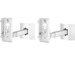 Speakerbeugels voor wand- en plafondmontage, verstelbare steunen voor Bose UB-20 en Lifestyle Series - wit, ideaal voor thuisbioscoop en geluidsinstallaties