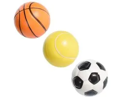 Free And Easy Ballenset Sport Thema 7 Cm 3 Stuks
